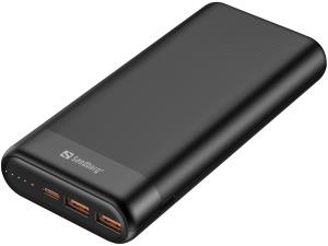 Powerbank 20000 PD65W + 2x QC3.0 20.000 mA 65 W fast charger portable