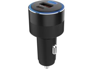 Car Charger 3in1 130W USB-C PD USB-C black PD