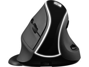 Wireless Vertical Mouse Pro scroll wheel USB vertical black