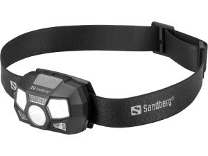 Headlamp 5in1 Recharge Sensor - 900 mAh 421-10 adjustable sensor black