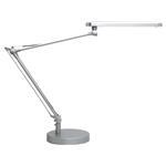 Desk Lamp Mambo LED Silver stand and table clamp silver