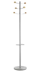 Unilux Bouquet Wardrobe Stand metall grey 173cm with 6 coat hanger
