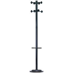 Unilux Accueil Wardrobe Stand black 175cm with 8 coat hanger