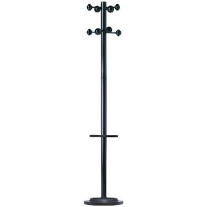 Unilux Accueil Wardrobe Stand black 175cm with 8 coat hanger