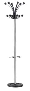 Unilux Hakea Wardrobe Stand black 176cm with 12 coat hanger