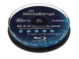 Mediar Bd-r 25GB 6x(10)cb                                                                            MR499 blu-ray cake box