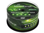 Mediar DVD-r 4.7GB 16x(50)cbmr444 Cake Box                                                           MR444 Cake Box