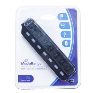 Mediar 7x USB 2.0 Hub Plug+play - Mrcs504 MRCS504 Plug+Play