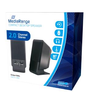 Mediar Compact Desktop Speaker Desktop Speaker USB2.0                                                MROS352 USB 2.0 black
