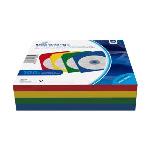 Box67 Mediar Cd Sleeve (100)color Paper Sleeve With Window                                           BOX67 empty cases coloured