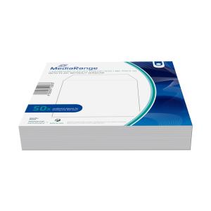 Mediarange Cd Carton Sleeves (50) White BOX68 empty cases white