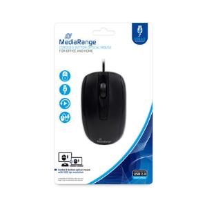 Optical Mouse With Cable (mros211) MROS211 3buttons black