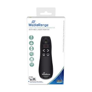 Wireless 5-button Presenter With Red Laser Pointer Black MROS220 5button incl. laserpointer