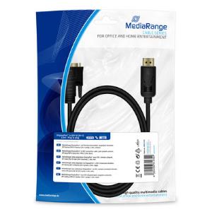 Video Cable Adapter DisplayPort DVI 2m Black MRCS199 black