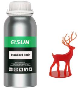 Uv/ LCD Standard 1kg 3d Resin 405nm Red ESUN 3D RESIN 405NM