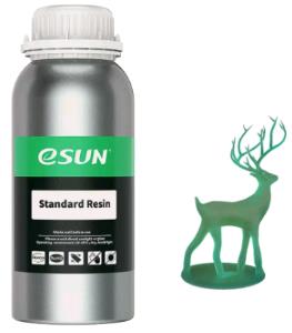 Uv/ LCD Standard 1kg 3d Resin 405nm Green ESUN 3D RESIN 405NM